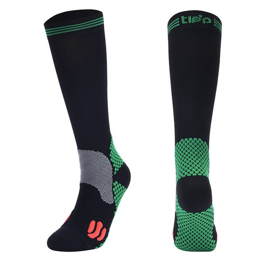 Medias anti varices verde-negro FK22B-27